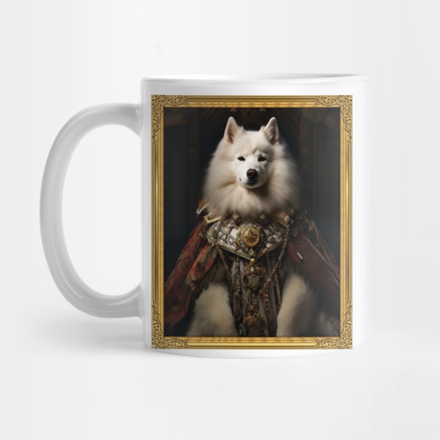 Regal Samoyed - Medieval Russian Tsar (Framed) by HUH? Designs